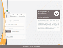 Tablet Screenshot of myaccreditation.net